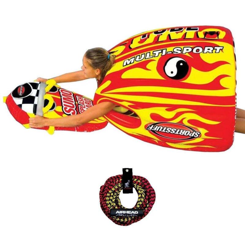 As-New Sportsstuff Sumo Tube for Water Tubing, 1 Rider (96cm x 76cm inflated) - Retails for $359.99 [48 Hour R&T Warranty - See Description]