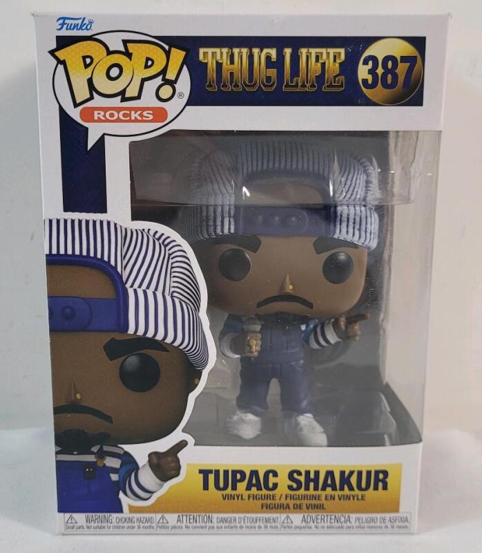 Funko Pop! Thug Life " Tupac Shakur " Vinyl Figure in Box .