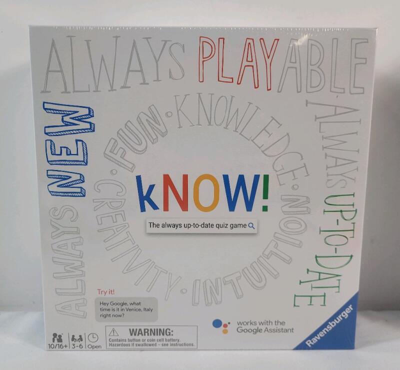 New , Sealed - KNOW! The Always Up-To-Date Quiz Game . Sealed