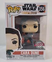 Funko! Pop STAR WARS The Mandalorian " Cara Dune " Vinyl Bobble-Head Figure in Box .