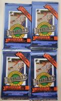 Four (4) 1991 Ultimate Hockey Trading Card Sealed Wax Packs .
