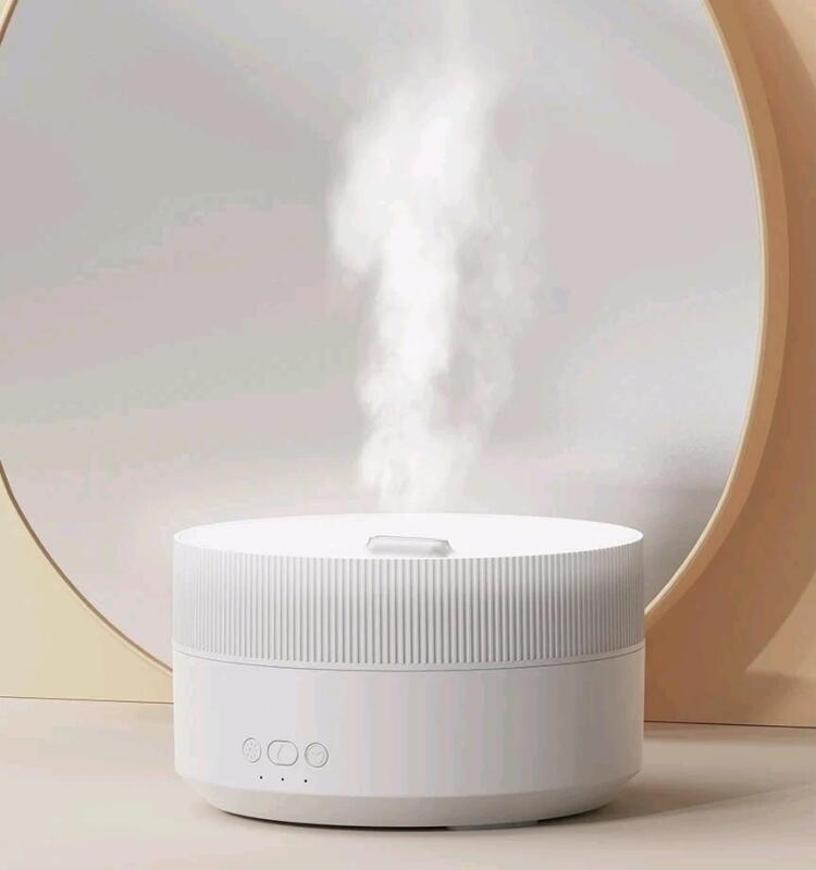 New Desktop 7-Colour Ultrasonic USB-Powered Essential Oil Aroma Diffuser With (White)
