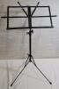 Yorkville Extendable/Folding Sheet Music Stand . Measures 31" - 44" tall