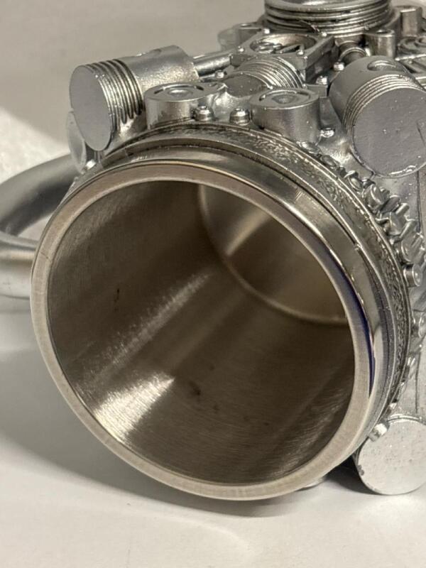 V8 V6 Engine Stainless Steel Coffee Mug - Durable Automotive Design Cup ...