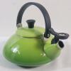 Le Creuset 1.5L Enamel Zen Tea Green Whistling Kettle . - 4