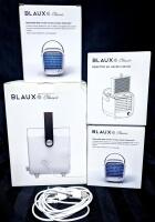 As-New BLAUX Classic Desktop AC to Beat Dry Summer Heat With 2 Extra Power Cables & 3 Extea Replaceable Water Curtains, Tested For Power