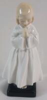 Vintage Royal Doulton " Bedtime " Figurine , HN 1978 . Crack on side , top shelf piece . Measures 5 ⅝" tall