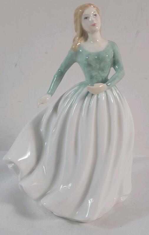 Royal Doulton Classics " From The Heart " Figurine , HN 4454 . Measures 5 ⅝" tall . No chips or cracks