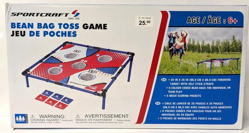 Sportscraft BEAN BAG TOSS GAME, Midel 896683 (Complete)
