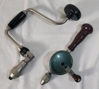 Vintage Craftsman Hand Crank Drill & Ratcheting Hand Brace Bit Drill