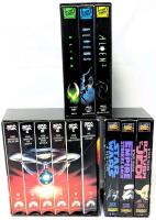 3 Vintage VHS Sci-Fi Movie Box Sets: ALIEN, Aliens, Alien&sup3;, Star Trek I-VI, Star Wars : The Empire Strikes Back, Return of the Jedi & A New Hope