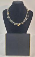 Fifth Avenue Collection Multi-Strand Choker Necklace w/Box .
