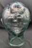 Neat Blue-Green Glass Mannequin Store Display Head, 10" Tall, No Chips or Cracks - 4