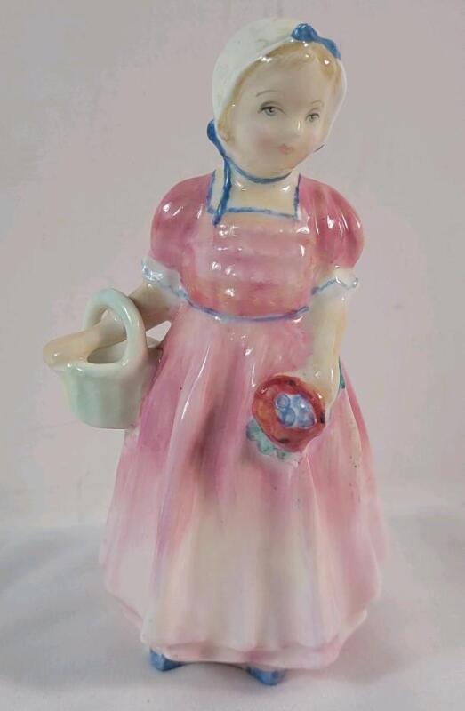 Vintage Royal Doulton " Tinkle Bell " Figurine , HN 1677 . Measures 4 &frac34;" tall . No chips or cracks
