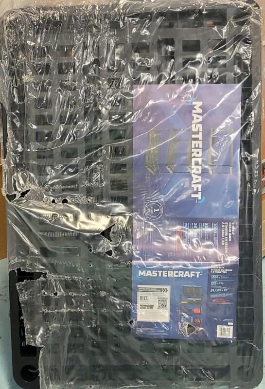 New - Mastercraft 5-Shelf (4-Shelf only) Resin/ Plastic Storage Rack ...