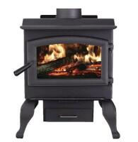 United States Stove Co. Wood Stove [See Desc], Model #1100E Series, Black, 20" by 19", Retail's for $1,199.99