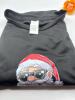 New Men's Size XL Funny Gym Santa Claus T-Shirt - Heavy-Duty Weightlifting Santa Graphic Tee, Breathable Black Shirt Workout Outfits - Machine Washable Novelty Gift for Fitness Enthusiasts 100% Polyester Machine Wash Stock photos added - 6