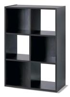 New For Living 6-Cube Storage Organizer, Bookcase/Bookshelf. 23-7/8" W x 11-5/8" D x 35-3/4" H retails for $85