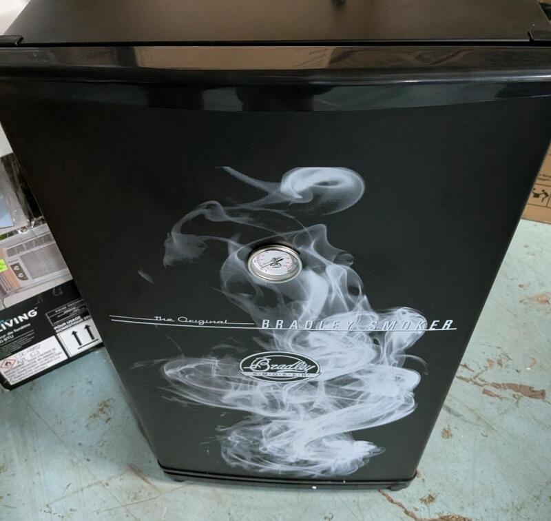 [Missing Power Cables]As New Bradley Smoker BS611 4-Rack Outdoor Electric Smoker, Vertical Smoker With Stainless Steel Grill Retails for $469
