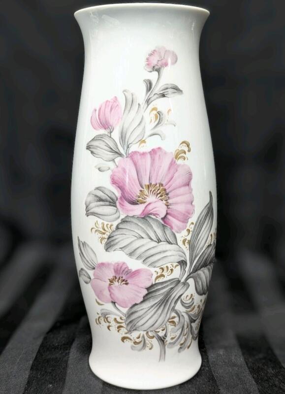 Vintage KAISER West Germany "Sophie" Floral Vase Designed by K Nossek, 10" Tall, No Chips or Cracks, Marks Present