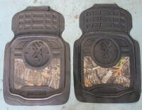 New - Browning Camo Vehicle Floor Mat Set, 2-pc .