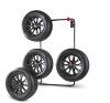 As New MotoMaster Compact Tire Rack, 300-lb. Retails for $100.