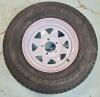 New - Carlstar Radial Trail HD - ST215/75R14 Trailer Tire w/5-Bolt Rim Combo . Retail $160