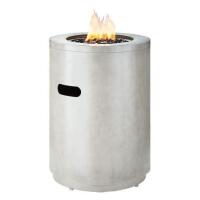 As-New Canvas &ldquo;Fairmonte&rdquo; Outdoor Faux-Concrete Fire Pit / Fire Table - Retails for $349.99