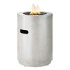 As-New Canvas &ldquo;Fairmonte&rdquo; Outdoor Faux-Concrete Fire Pit / Fire Table - Retails for $349.99