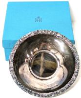 Vintage PRIMROSE Silver Plate EP Copper B.M.M. Footed Dish 4.8" Diam &times; 1" Tall in Birks Box