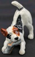 Vintage ROYAL DOULTON H.N. 2654 Jack Russell Terrier Puppy Chewing Slipper, Bone China England, 3.25" Tall, No Chips or Cracks