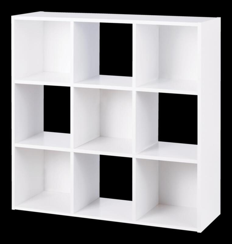 As New For Living 9-Cube Storage Organizer, Bookcase/Bookshelf. Retails for $ 100