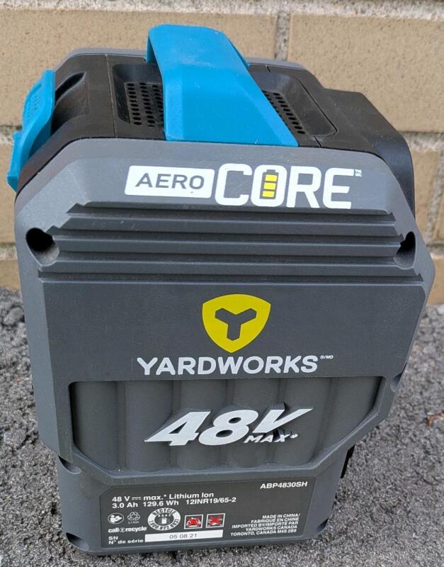 As New Yardworks 48V Max 3Ah Replacement Lithium-Ion Battery. Similar Products Retail for $130