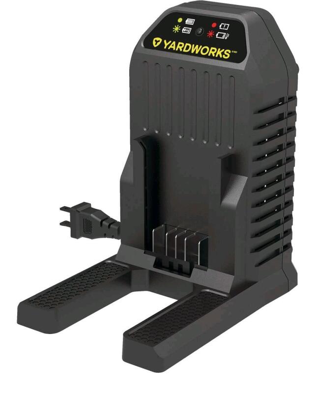 As New Yardworks 48V 2A Lithium-ion Battery Charger. Retails for $90