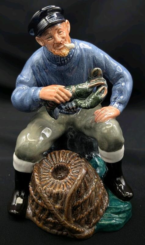 Vintage ROYAL DOULTON " The Lobster Man " H.N. 2317, 7" Tall, No Chips or Cracks