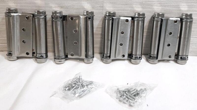 4 As New Stainless Steel Spring Hinges