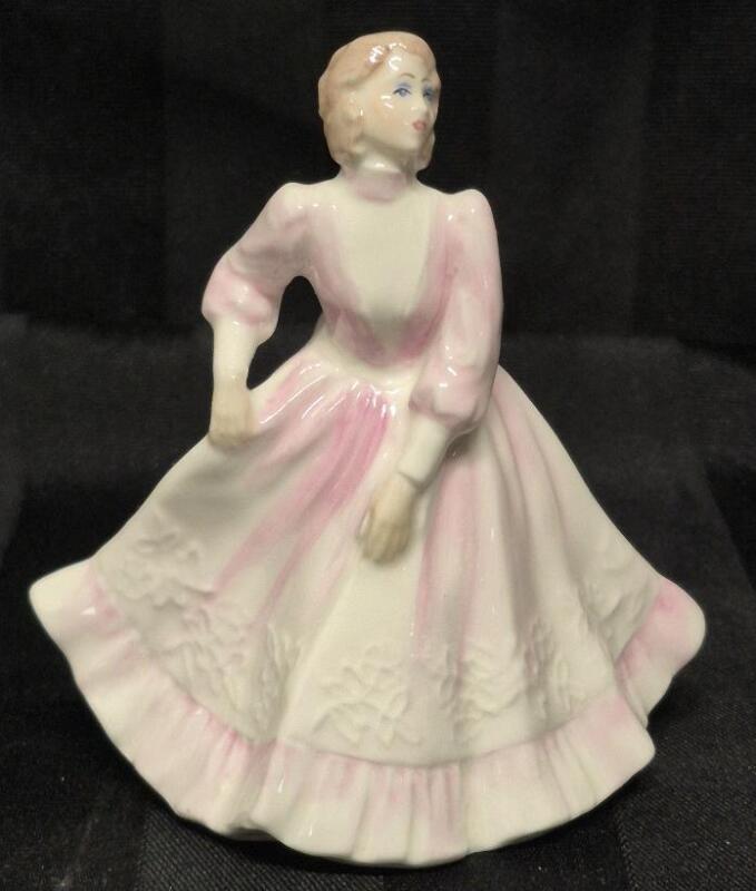 Vintage Coalport Mini Elisa Figure 3.5" Tall