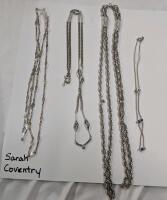 4 Wonderful Sarah Coventry Necklaces. Shortest Chain is approximately 16" Long