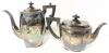 PRIMROSE Plate "The Richmond" E.P.B.M. Silver Plate Coffee & Tea Pots, Up To 8.5" Tall - 2