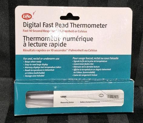 New Life Digital Fast Read Thermometer- Fast 10 Sec Response
