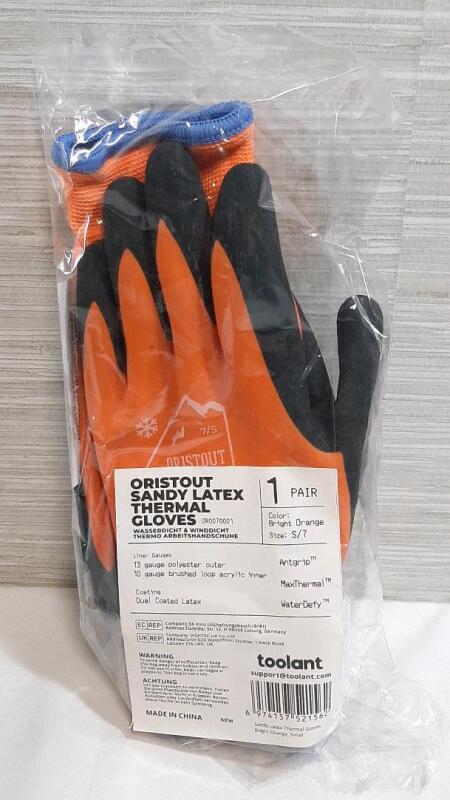 New Oristout Sandy Latex Thermal Gloves | Size 7
