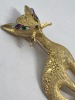 Mamselle signed Kitty Cat Brooch - 6