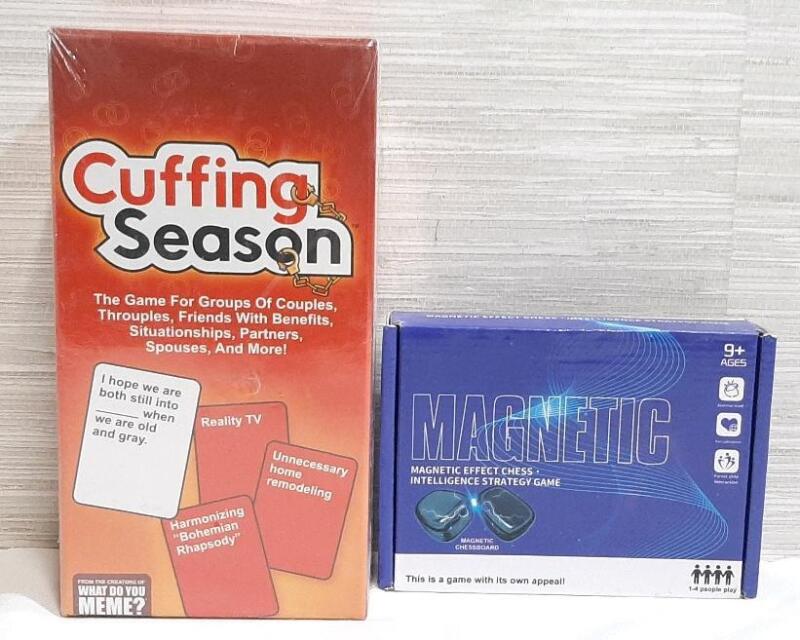 New Cuffing Season Card Game & Magnetic Effect Chess Game