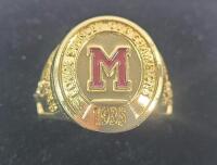 Montreal Moaroons NHL Hockey Molson's Promo 1935 Stanley Cup Champion's Commemorative Replica Ring .