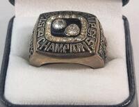 Pittsburgh Penguins NHL Hockey Commemorative Mario Lemieux 1992 Stanley Cup Champion's Replica Ring . See Photos for size .