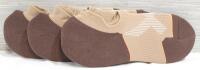 3 New Pairs of Brown Ankle Hiking Socks