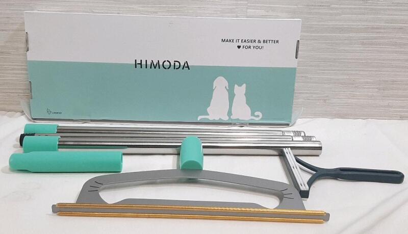As New Himoda Pet Fur Cleaning Rake | Requires Assembly, Adjustable Lengths