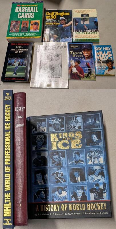 Vintage to Modern Sports Books (Hardcover and Paperback), Golf, Hockey, Baseball