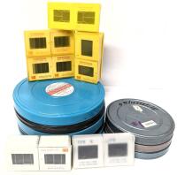 Vintage Universal 8 Film Reels in Tins 7", 3 Smaller 5" Film Reels in Tins + 6 Containers of Kodak Kodachrome + Other Slides