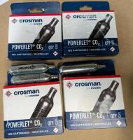 23 New Crosman 12g Cartridge Powerlet C02 Canisters. Retails for $30
